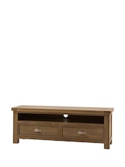 Gallery Home Natural Milton Solid Oak Media Unit - Image 5 of 9