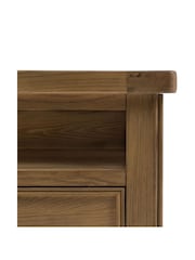 Gallery Home Natural Milton Solid Oak Media Unit - Image 8 of 9
