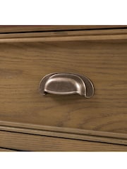 Gallery Home Natural Milton Sold Oak 2 Door 1 Drawer Sideboard - Image 9 of 9