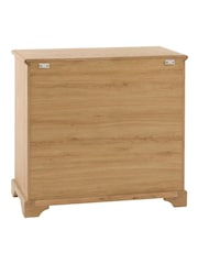 Gallery Home Natural Clayton Solid Oak 3 Drawer Chest - Image 4 of 9