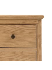 Gallery Home Natural Clayton Solid Oak 3 Drawer Chest - Image 9 of 9