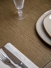 Gallery Home Natural Milton Solid Oak Extending Dining Table - Image 2 of 9