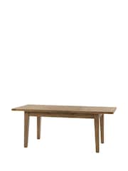 Gallery Home Natural Milton Solid Oak Extending Dining Table - Image 6 of 9