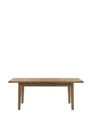 Gallery Home Natural Milton Solid Oak Extending Dining Table - Image 7 of 9