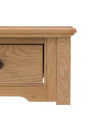 Gallery Home Natural Clayton Solid Oak 1 Drawer Coffee Table - Image 5 of 9