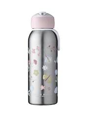 Mepal Flowers Butterflies Insulated Water Bottle With Pop-Up Lid - Image 1 of 2