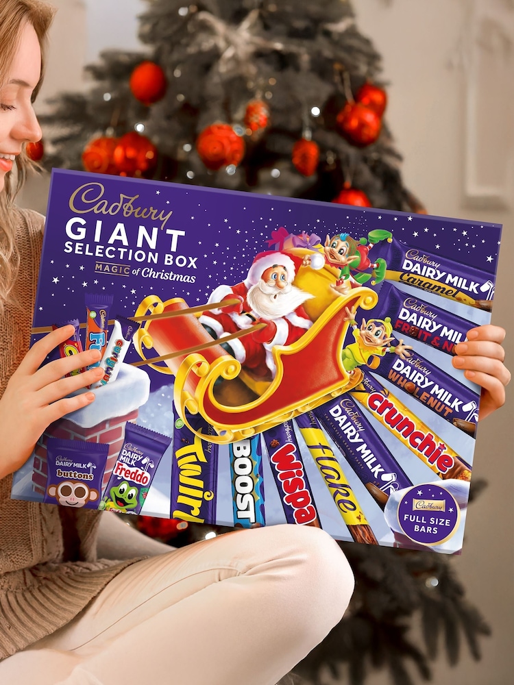 Cadbury Christmas Giant Chocolate Selection Box - Image 1 of 4 Cadbury Christmas Giant Chocolate Selection Box - Image 1 of 4