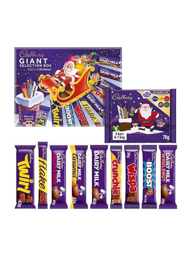 Cadbury Christmas Giant Chocolate Selection Box - Image 2 of 4 Cadbury Christmas Giant Chocolate Selection Box - Image 2 of 4