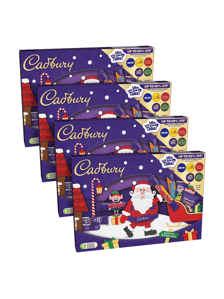 Cadbury Christmas Chocolate Selection Box Bundle of four - Image 1 of 3 Cadbury Christmas Chocolate Selection Box Bundle of four - Image 1 of 3