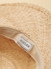 Joules Western Straw Fedora Hat - Image 8 of 8