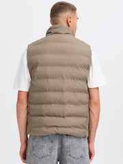 !Solid Green MILAS High Neck Vest Jacket - Image 2 of 5