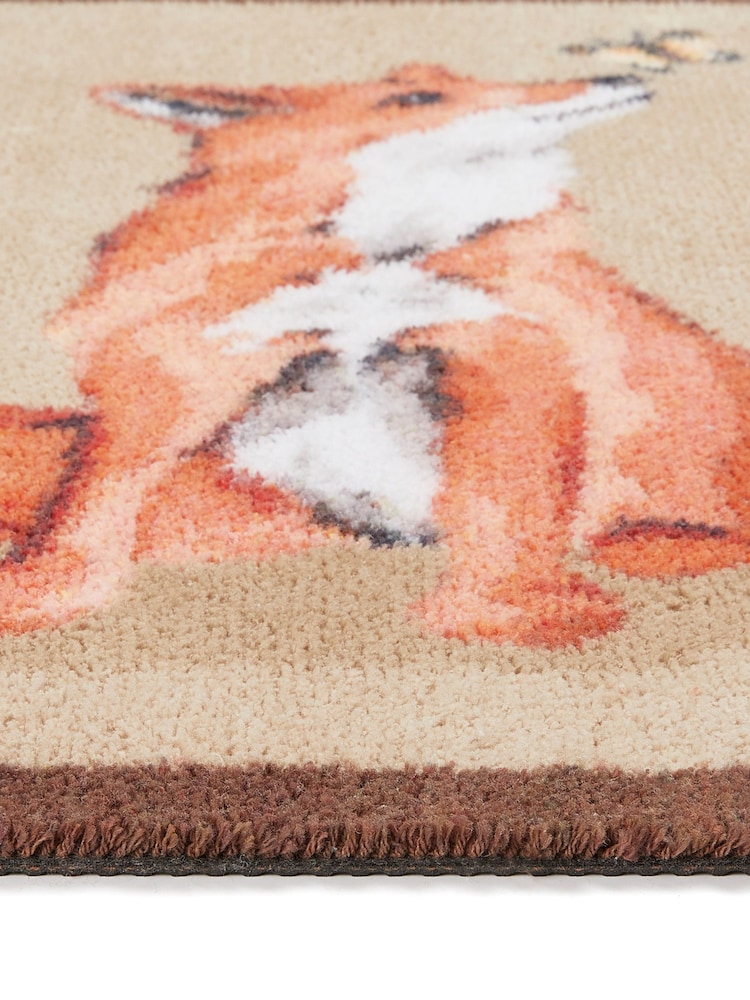 Hug Rug Beige Ginger Fox Mat - Image 2 of 4 Hug Rug Beige Ginger Fox Mat - Image 2 of 4