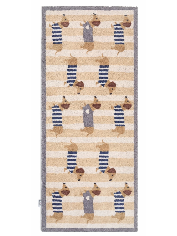 Hug Rug Beige Sausage Dog Chic Runner - Image 4 of 4 Hug Rug Beige Sausage Dog Chic Runner - Image 4 of 4
