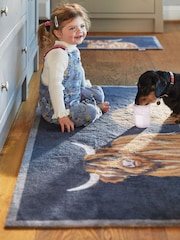Hug Rug Navy Highland 1 Runner - Image 2 of 4
