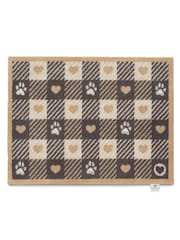 Hug Rug Beige Pet Check 1 Mat - Image 2 of 4
