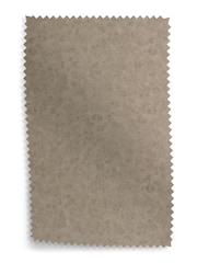 Set of 2 Monza Faux Leather Mink Brown Mid Wood Leg Hamilton Arm Quilted Dining Chairs - Image 11 of 11