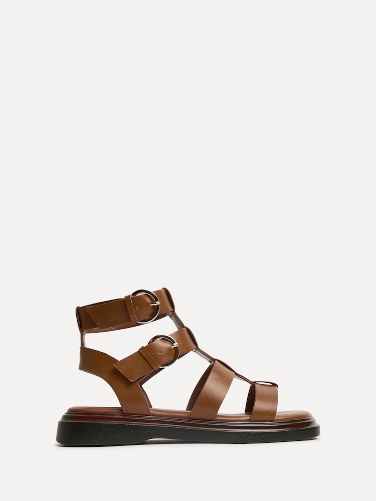 Linzi Brown Naya Gladiator Style Sandals - Image 2 of 5
