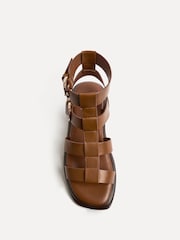 Linzi Brown Naya Gladiator Style Sandals - Image 4 of 5