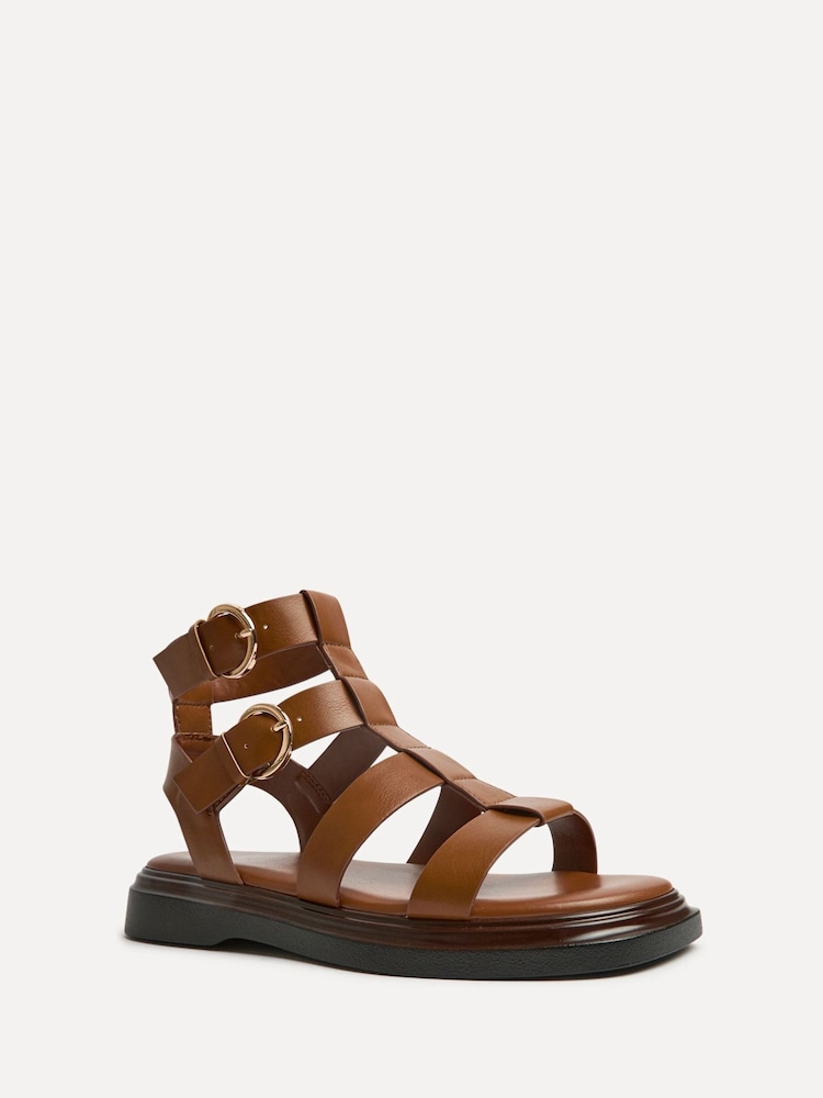 Linzi Brown Naya Gladiator Style Sandals - Image 5 of 5