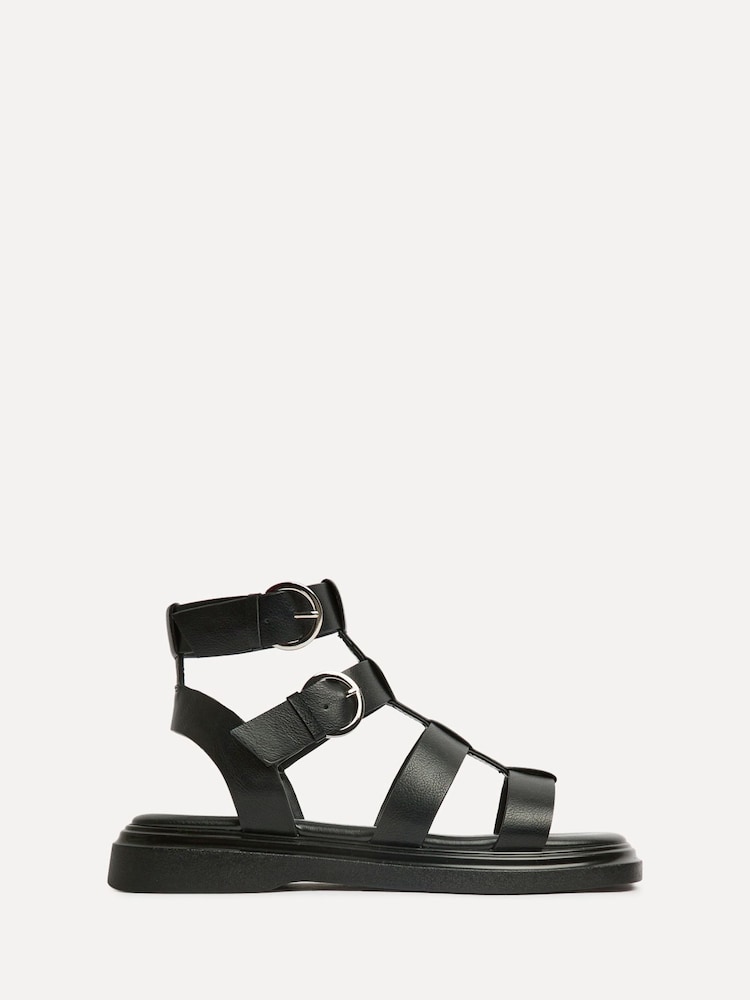 Linzi Black Naya Gladiator Style Sandals - Image 2 of 5