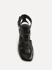 Linzi Black Naya Gladiator Style Sandals - Image 4 of 5