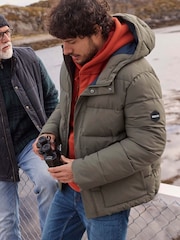 Weird Fish Calderwood Heavyweight Padded Jacket - Imagen 1 de 9