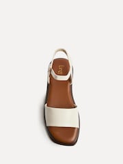 乳白色 - Linzi Balance Two Part Flat Sandals - 圖片 4/5