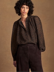 Ro&Zo Black Print Top - Image 3 of 5