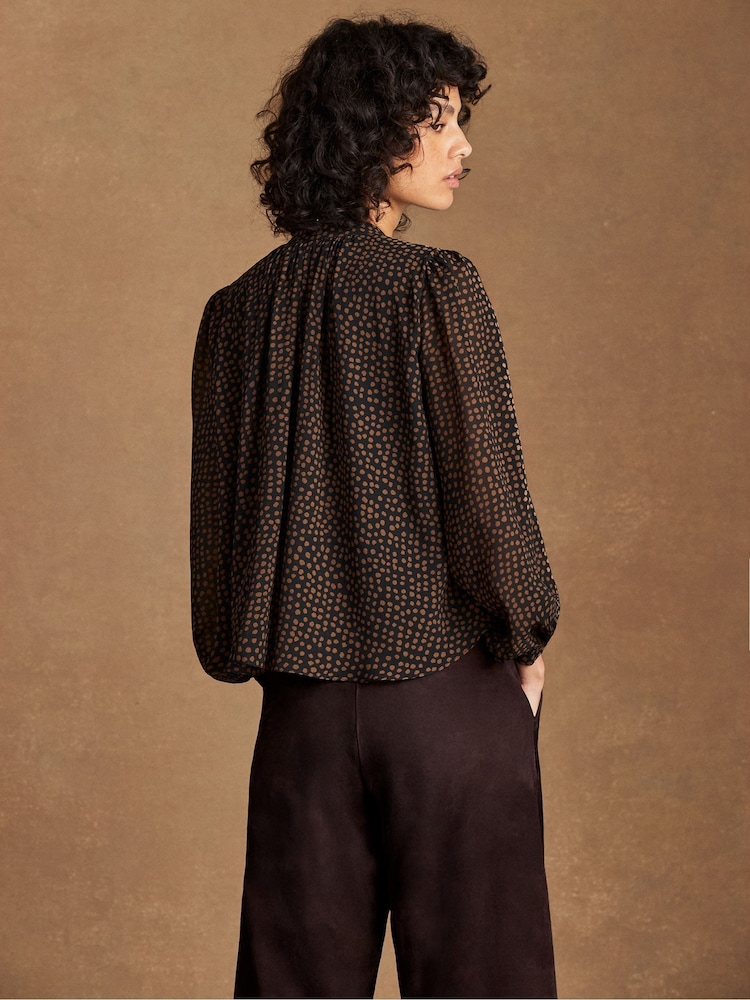 Ro&Zo Black Print Top - Image 5 of 5