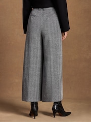 Ro&Zo Grey Petite Herringbone Culottes - Image 5 of 5