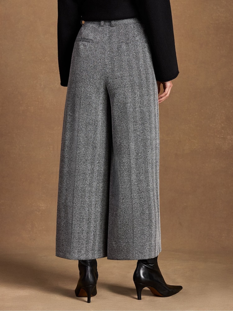 Ro&Zo Herringbone Culottes - صورة 5 من 5 Ro&Zo Herringbone Culottes - صورة 5 من 5
