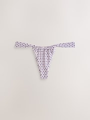 צבע בז'/חום בדוגמה גאומטרית - תחתוני ביקיני - תמונה 5 מתוך 7