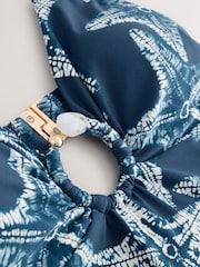 Navy Starfish Hardware Tummy Control Tankini Top - Image 6 of 8