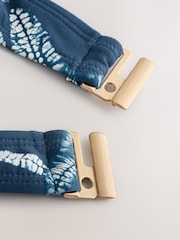 Navy Starfish Hardware Tummy Control Tankini Top - Image 8 of 8