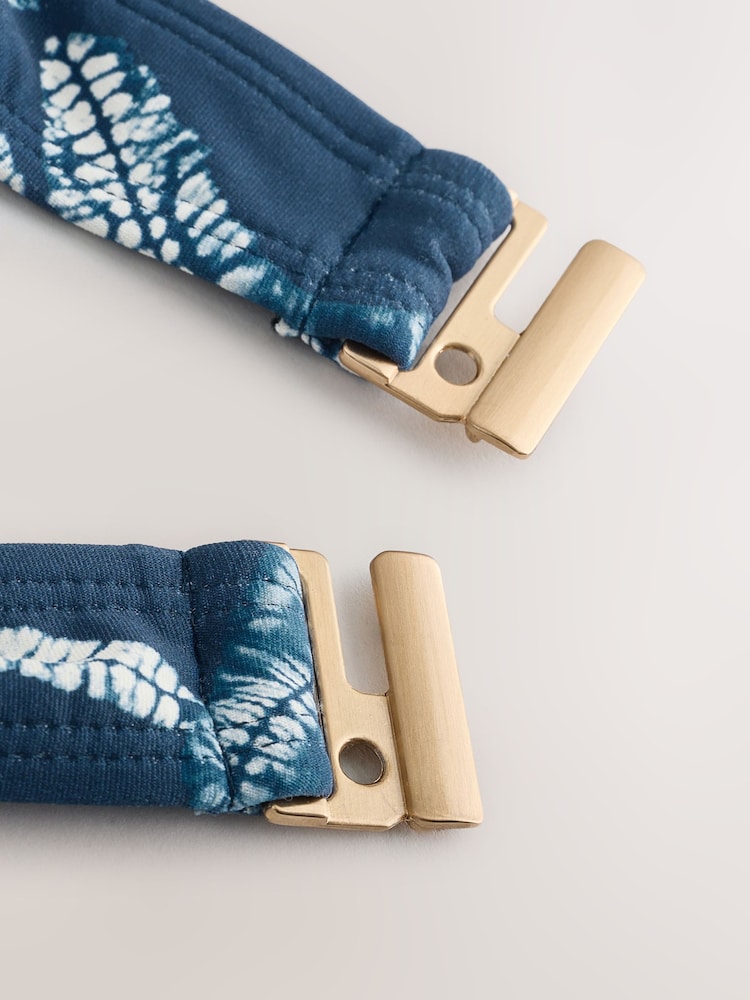 Navy Starfish Hardware Tummy Control Tankini Top - Image 8 of 8