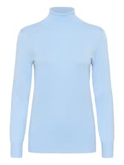 Kaffe Blue Astrid Roll Neck Jumper - Image 5 of 6