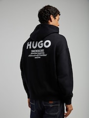 هودي بطبعة جرافيك خلفية من HUGO - صورة 3 من 5