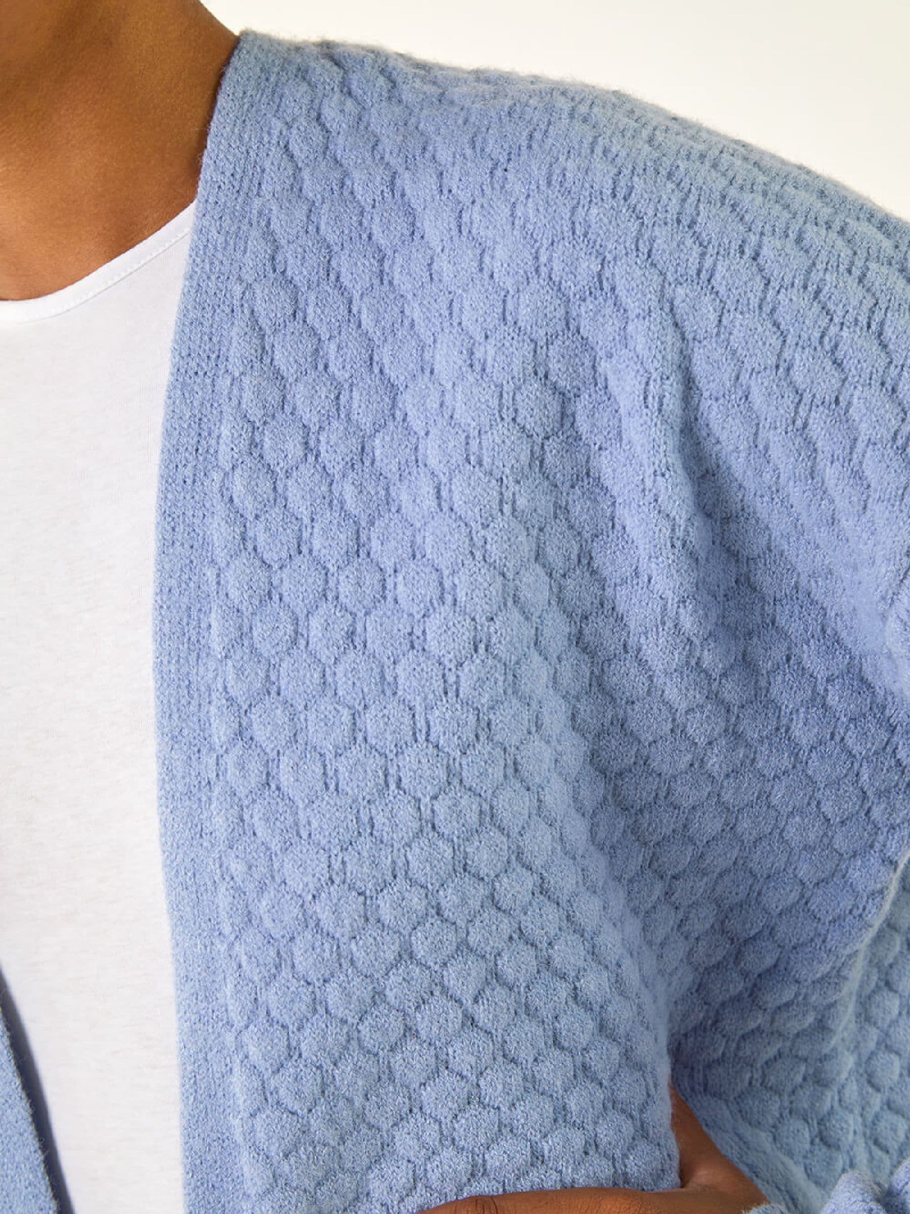 Buy Roman Blue Waffle Knit Cardigan from Next South Africa