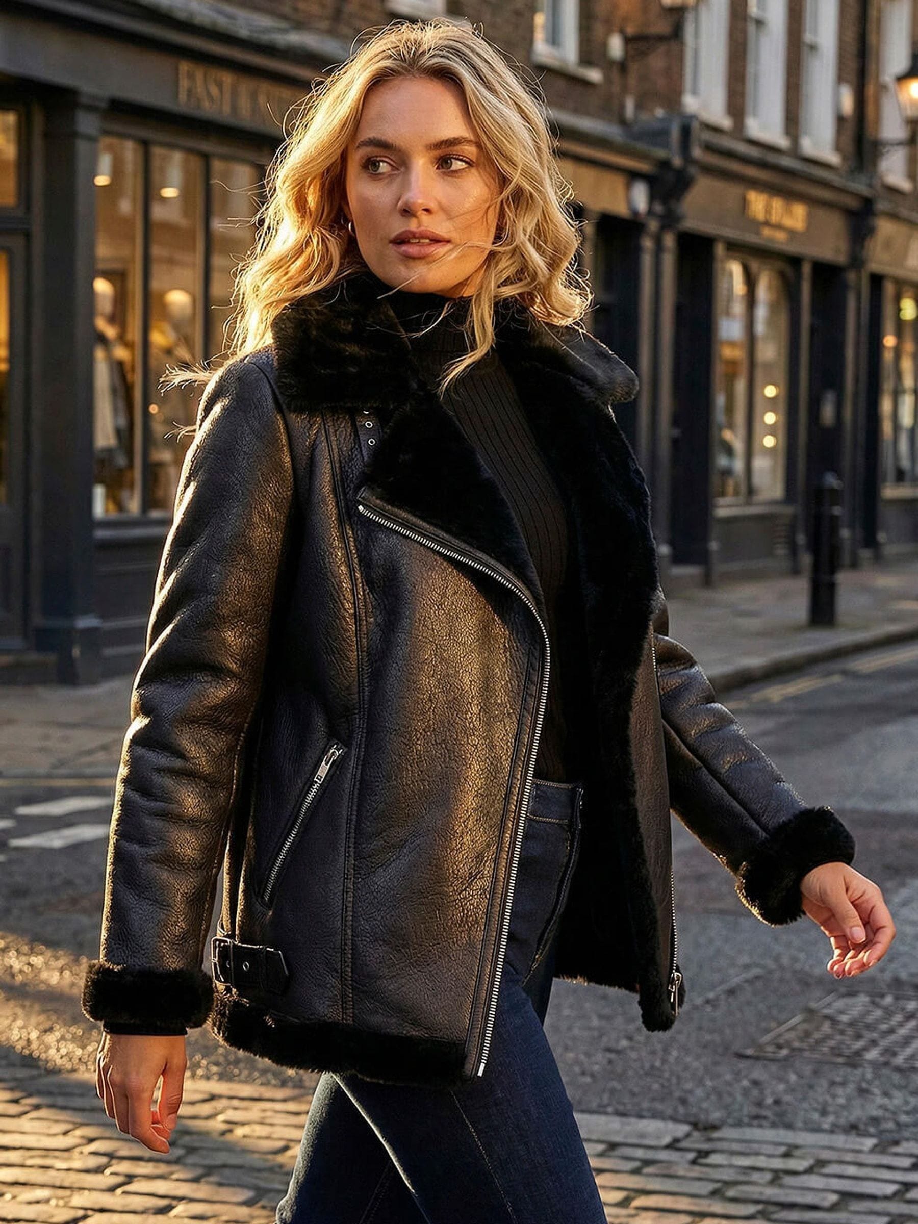 Buy Roman Grey Faux Fur Aviator Jacket from Next South Africa