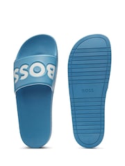 BOSS Light Blue Large Logo Sliders - Image 2 of 2