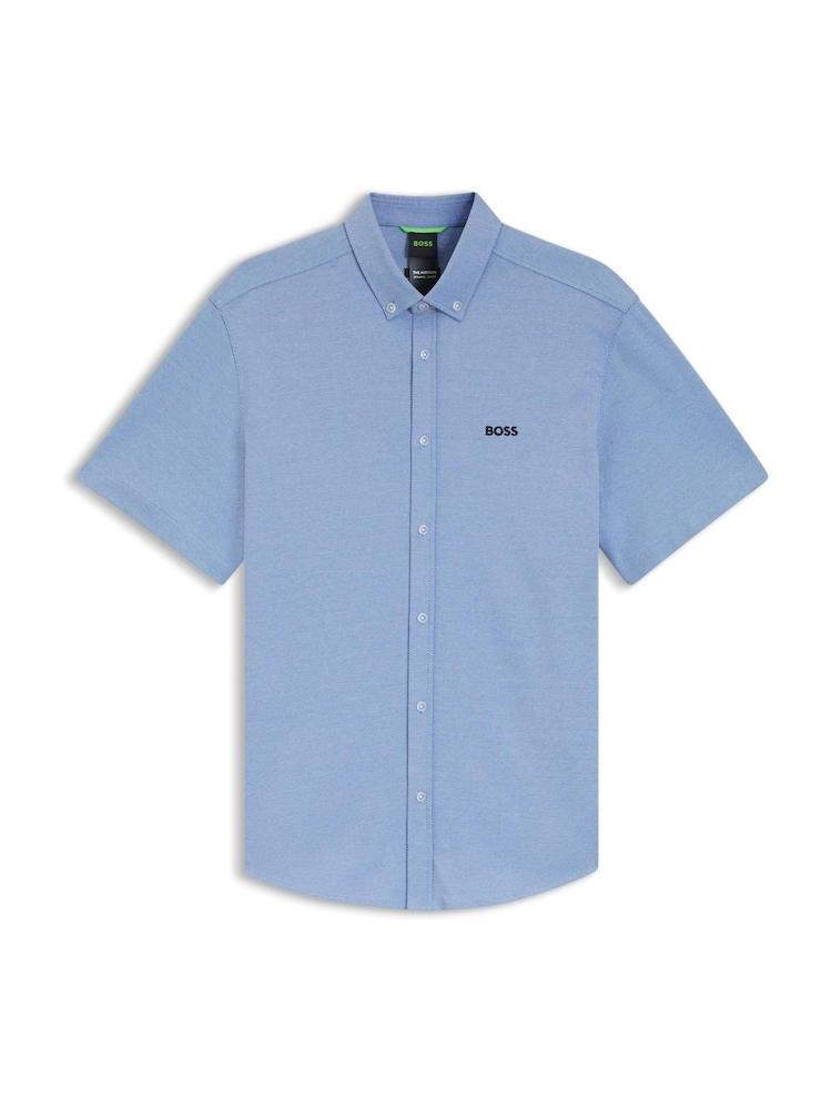 BOSS Sky Blue Motion Regular Fit Short Sleeve T-Shirt - Image 1 of 1