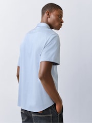 Γαλάζιο - BOSS Motion Κοντομάνικο μπλουζάκι κανονικής εφαρμογής - Εικόνα 3 από 5