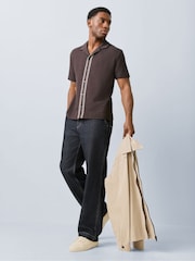 BOSS Brown Pasini Regular Fit Shirt - Image 2 of 6