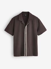 BOSS Brown Pasini Regular Fit Shirt - Image 6 of 6