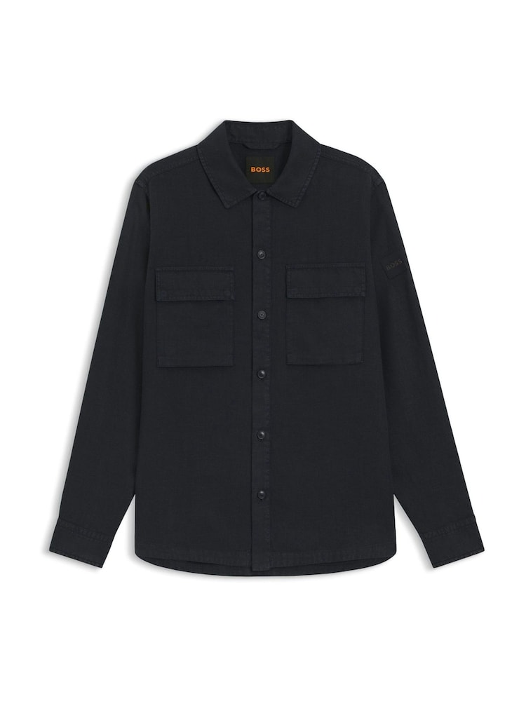 BOSS Black Locky Relaxed Fit Overshirt - Image 1 of 1 BOSS Black Locky Relaxed Fit Overshirt - Image 1 of 1