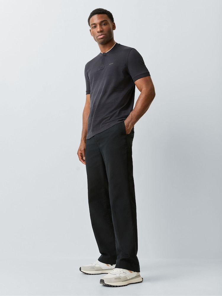 BOSS Blue Regular-Fit Logo Polo Shirt - Image 2 of 5 BOSS Blue Regular-Fit Logo Polo Shirt - Image 2 of 5