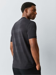 BOSS Blue Regular-Fit Logo Polo Shirt - Image 3 of 5