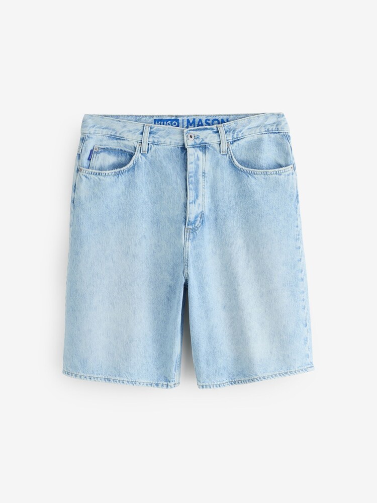 HUGO Blue Mason Denim Oversized Shorts - Image 1 of 1
