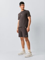 BOSS Brown Unique Logo Shorts - Image 2 of 6