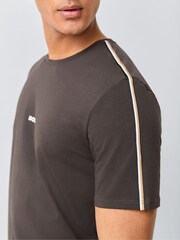 BOSS Brown Unique Logo T-Shirt - Image 4 of 5